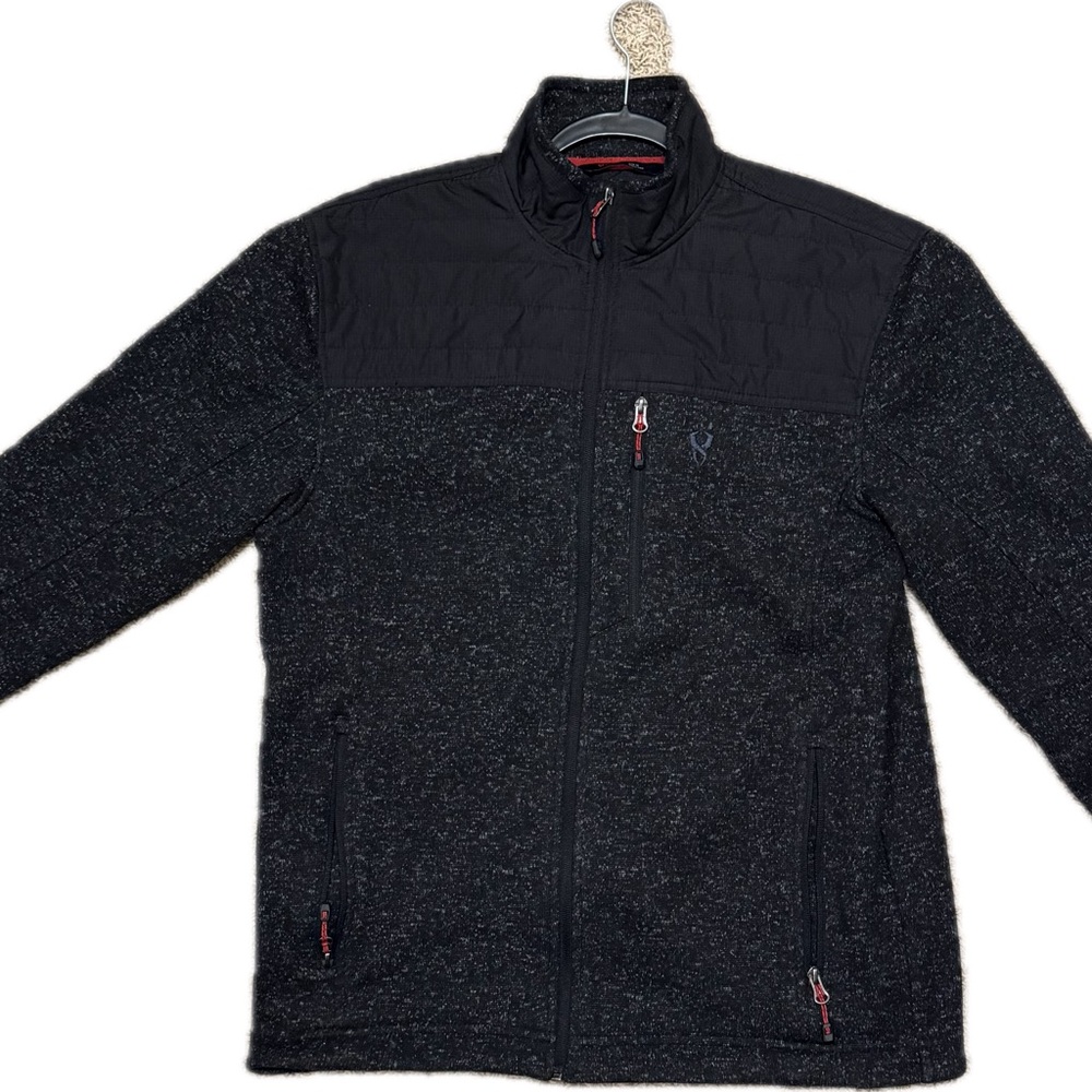 Spyder Men's Black and Gray Lightweight Jacket